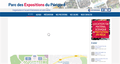 Desktop Screenshot of parcexpo-perigueux.com