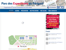 Tablet Screenshot of parcexpo-perigueux.com